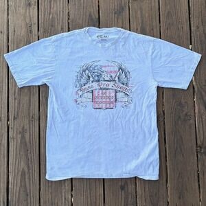 Bass Pro Shops Mens FadedGraphic T-Shirt Eagle American Tradition Size M Cotton